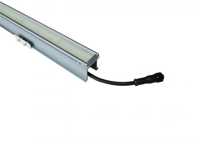 transmissão clara linear do sinal interurbano do apoio do diodo emissor de luz de 12W DC48V SMD5050 DMX512 para a iluminação de construção do esboço